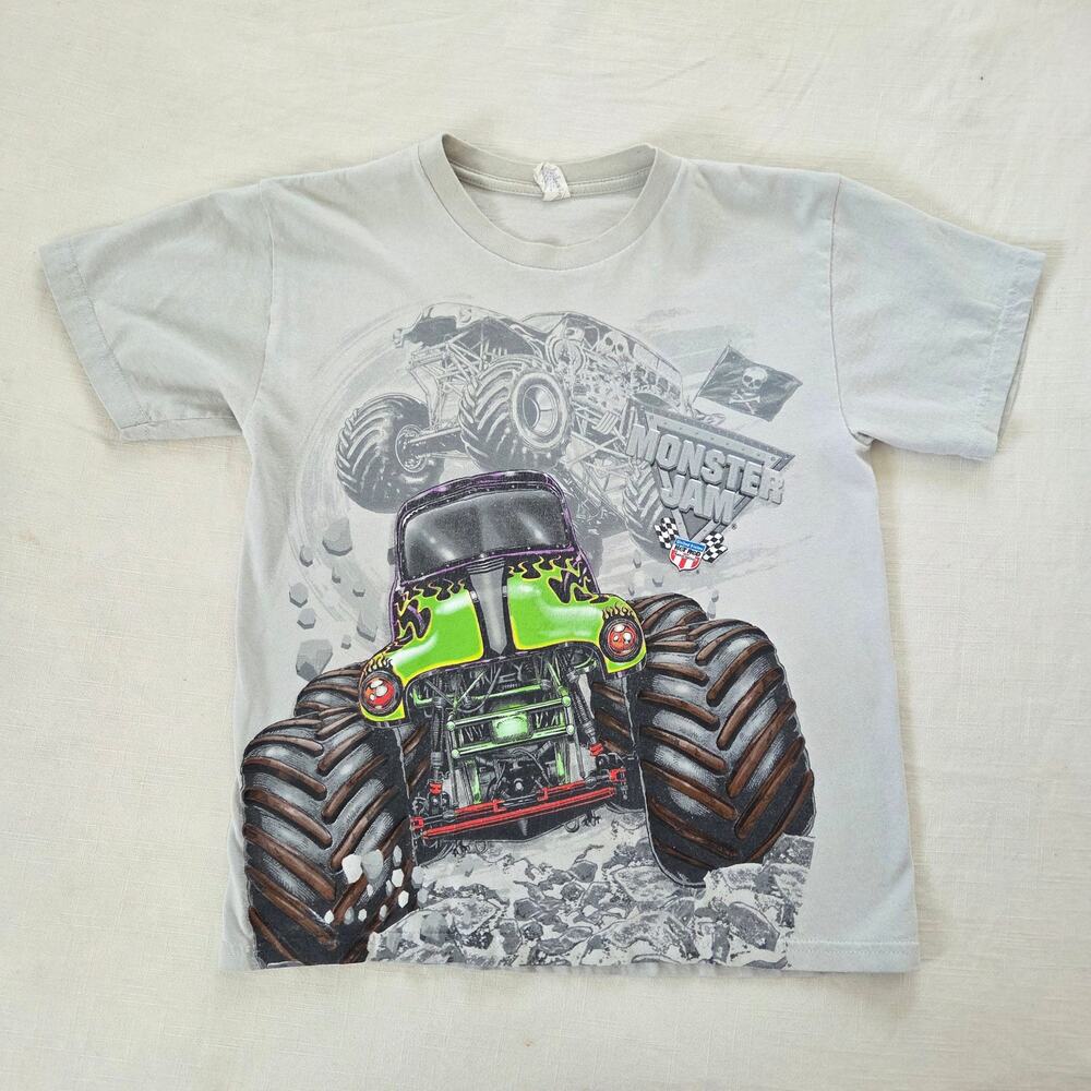 Y2k Monster Jam Truck Cotton Tee kids 10